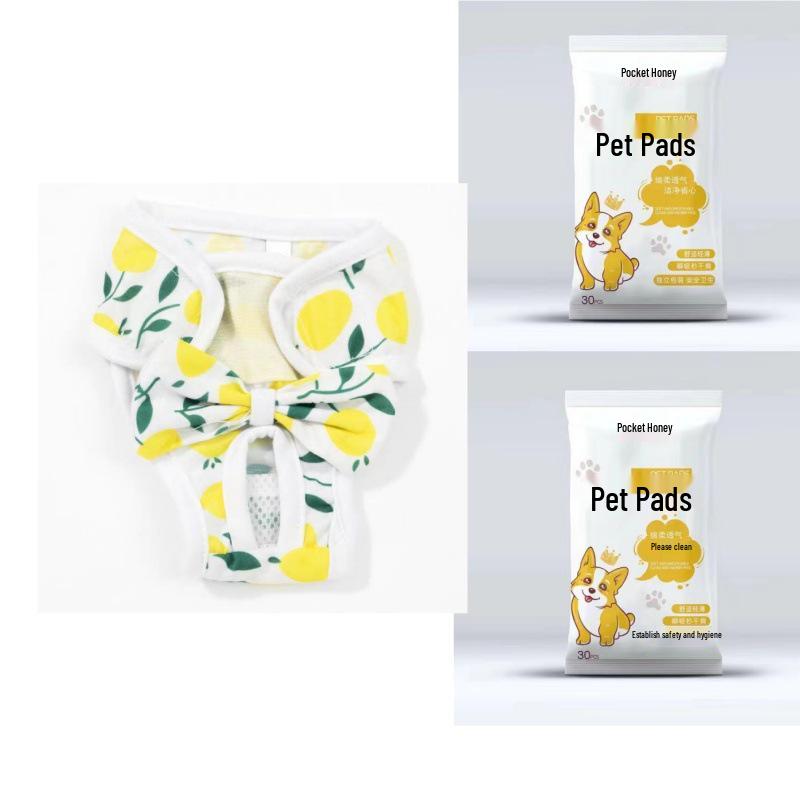 Female Dog Sanitary Belly Band - Menstrual Care Underwear for Puppies