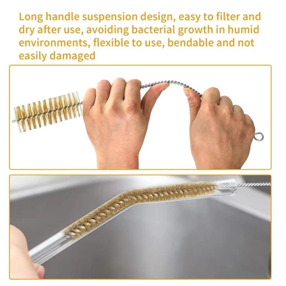 Entstaubung Kupferdraht Rohrbürste Rostentfernung Kupferdrahtbürste Tragbare Drahtbürste