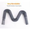 Plastic Corrugated Pipe for RV Sewage Basin Drainage Washbasin & Sink Plastic Hose - Durable Drainage Solution for RVs