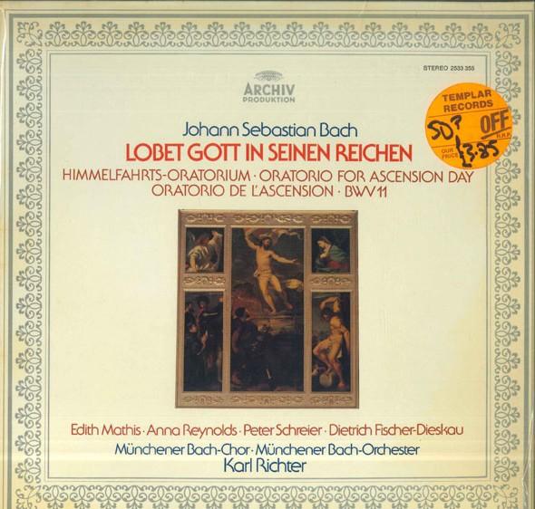 

LP Record EDITH MATHIS MUNCHENER BACHCHOR Bach Lobet Gott In Seinen Reichen 2533355 ARCHIV PRODUKTI 1975 UK Classical Used