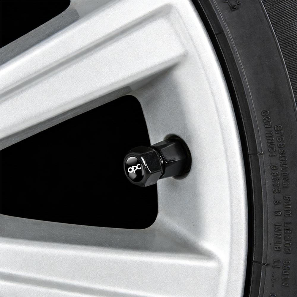 4pcs New 3D Car Styling Diamond Tire Valve Metal Dust Caps Tire Decoration For Opel OPC Astra G H J K F Corsa D Zafira B Mokka
