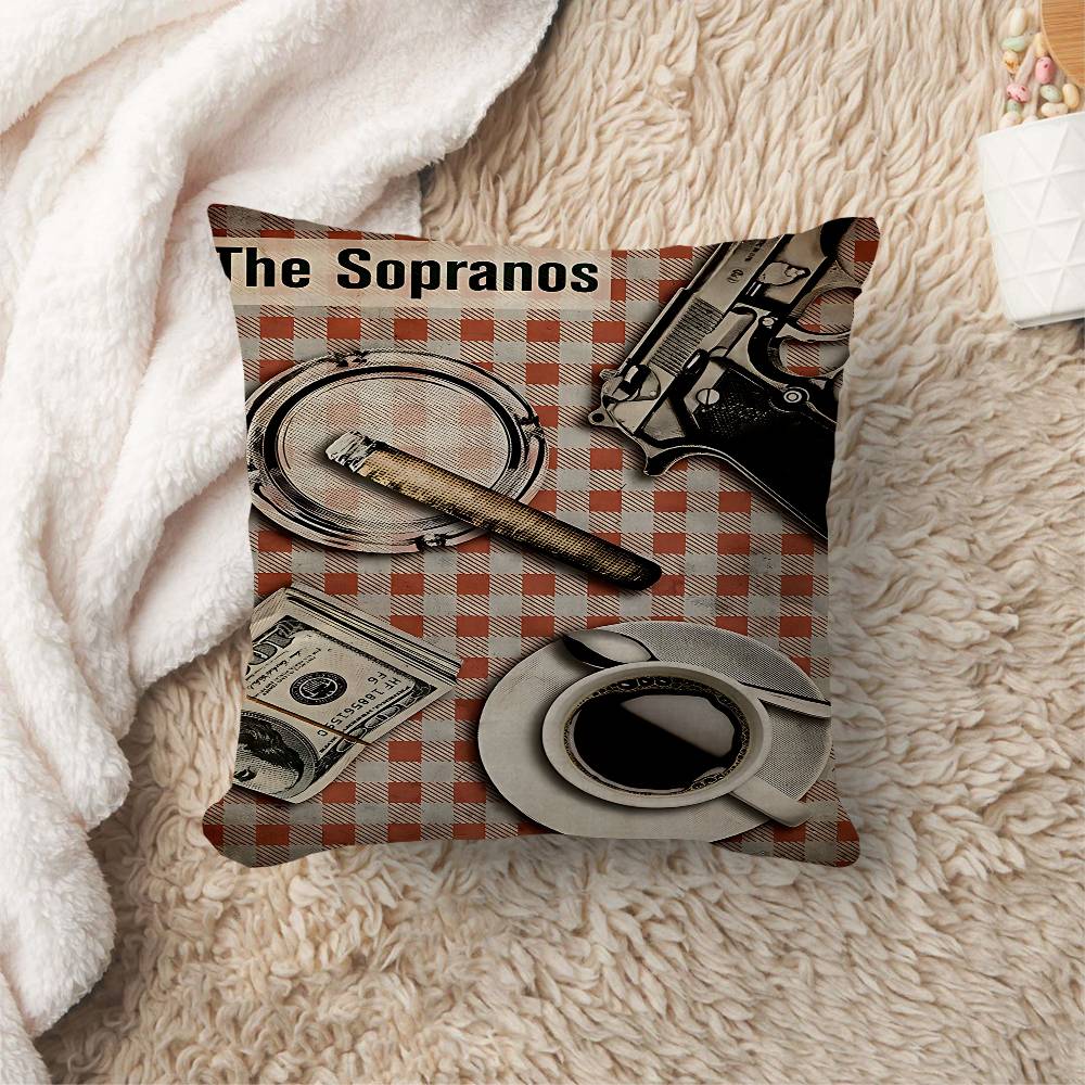 The Sopranos Movie Pillow Cover For Bedroom Room And Living Room Sofa Decorative Cushion Cover