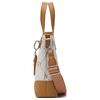 New MLB Artificial Leather Shoulder Bag Crossbody Bag Handbag Clutches Student Backpacks Unisex Cream 3ACRS054N-50CRS