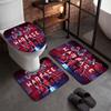 Warface (1)Flannel Toilet 3 Piece Set Soft Bathroom Rug Non-Slip Toilet Seat Cover Bathroom Home Decor