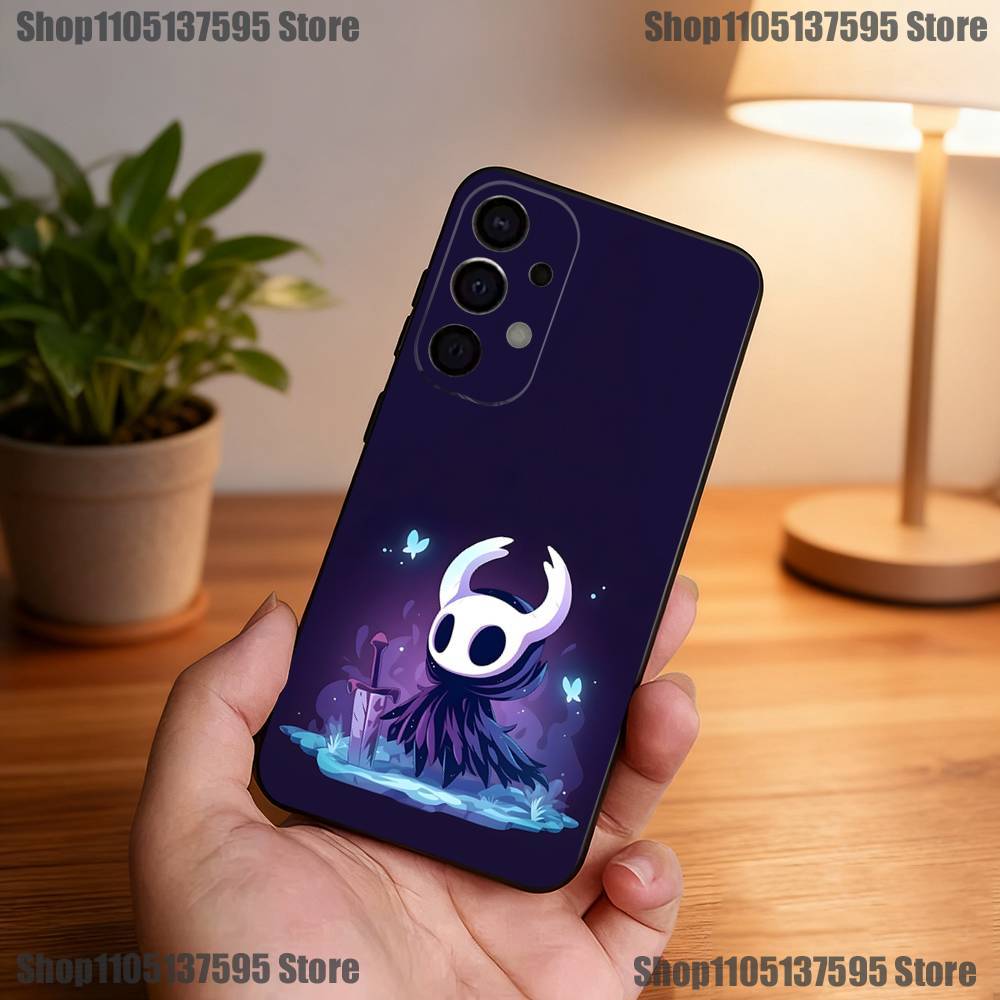 H-Hollow Knight Silksong Phone Case For Samsung S25,S24,S21,S22,S23,S30,Ultra,S20,Plus,Fe,Lite,5G Black Cover