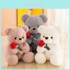 Süßer Cartoon Rose Teddybär Plüschtier Puppe Kissen Großhandel Fabrik Lieferant