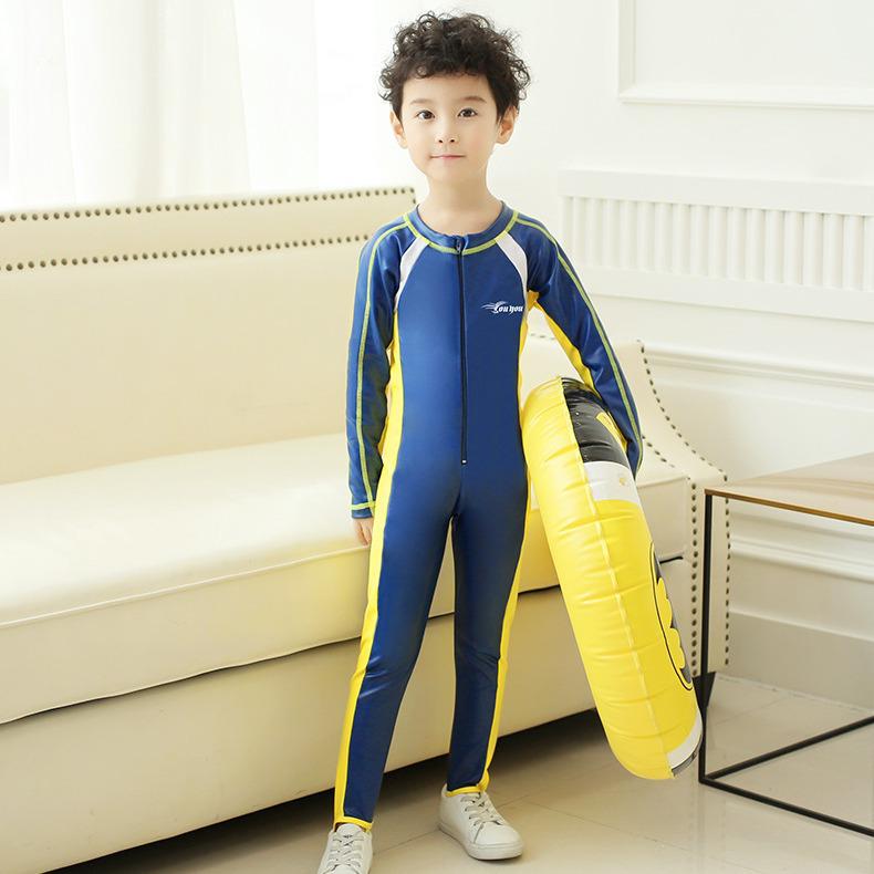 Costumi da bagno per bambini: Costume Intero da Ragazza (Manica Lunga/Corta) & Muta a Pantaloncino per Bambini/Ragazzi
