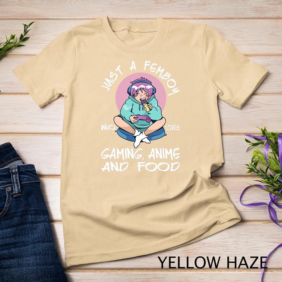 Femboy Outfit - Anime Gaming Femboy Top - Sissies Cosplay T-Shirt Unisex T-shirt 14 S