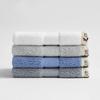 1Pc 34x34cm Square 100% Cotton Solid Color Thicken Hanging Soft Absorbent Bathroom Adult Face Towel