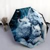 1pc animal Umbrella Portable Folding Umbrella Iron Frame Hole Bone Structure Outdoor Home Umbrella