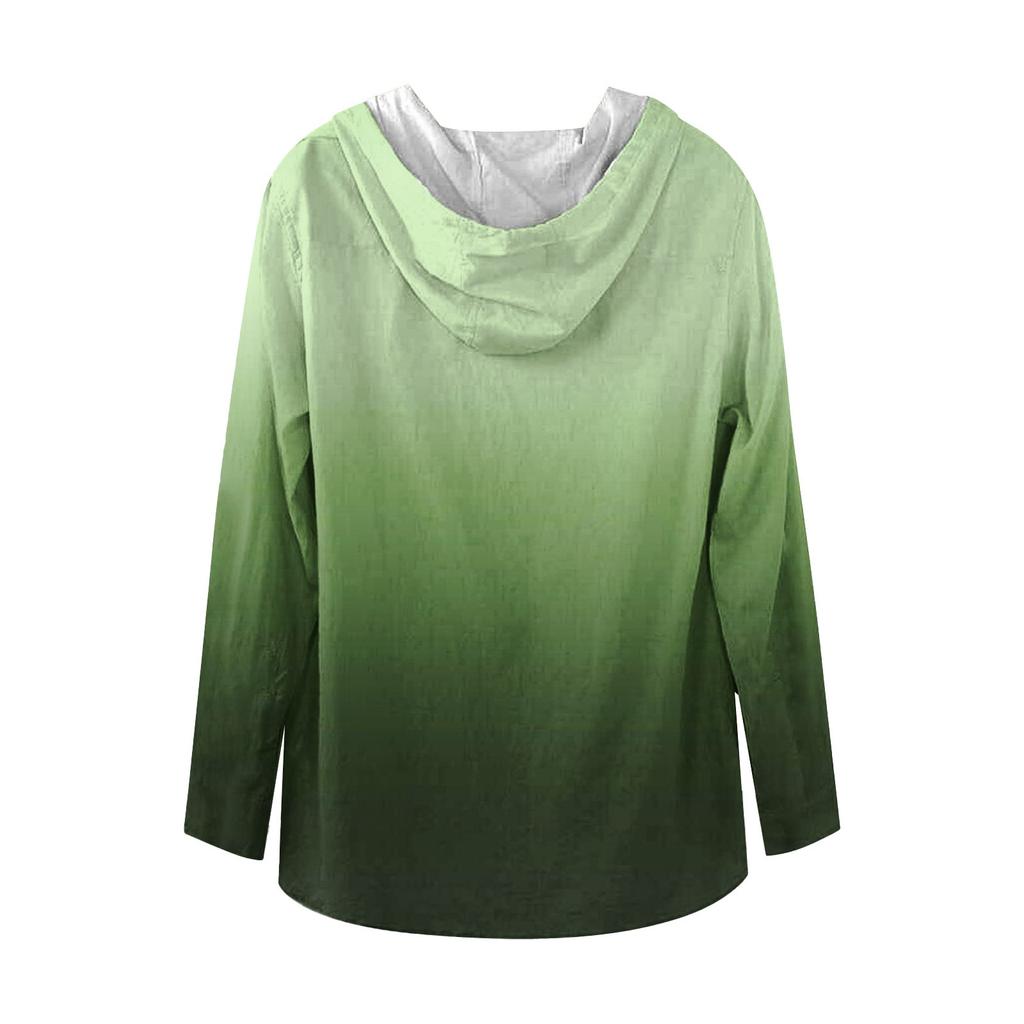 Mintás Férfi Pamut és Vászon Kapucnis Hosszú ujjú Kapucnis Tavaszi és Nyári Hétköznapi Napi Viselet