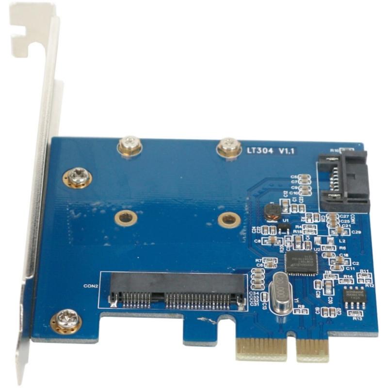 Fast Speed PCIExpress to MSATA SATA3.0 Adapter Card for Desktop Computers Universal Compatibility