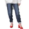 Oshare Walker Denim Stretch Boyfriend Long Stretch Denim Plus Perfect for and Loose for Commuting and Everyday Wear Washed Pcn1052 n'OrLABEL Women's