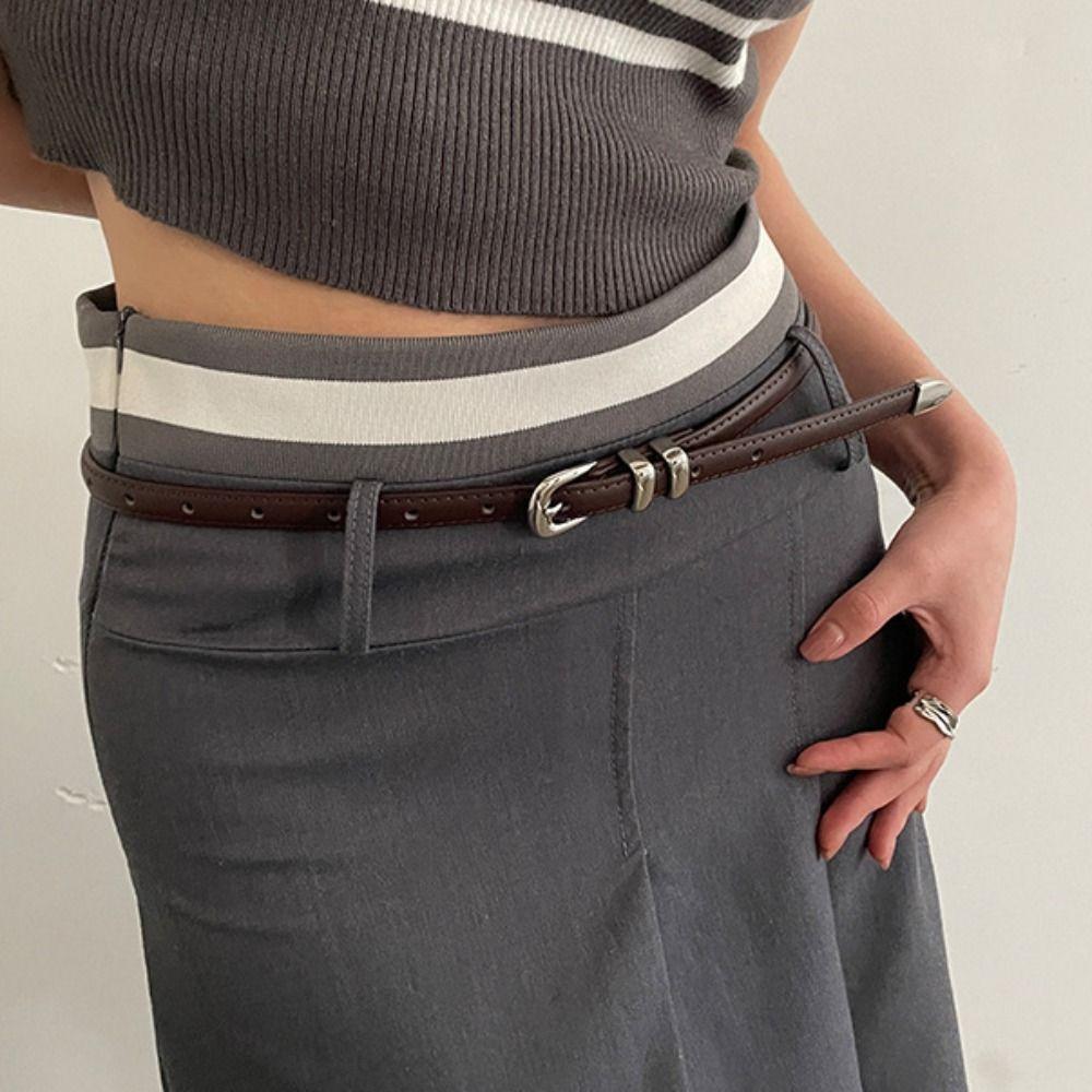 Harajuku Y2k Waist Belt Korean Style Jeans Waist Band All-match Women's Belt  Trouser Decoration