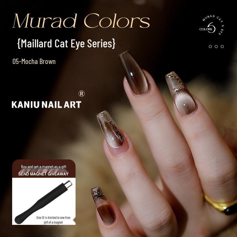 

Гель-лак для ногтей «Кошачий глаз» Маяр: 2024 Набор Crystal Burst для осенне-зимнего маникюра