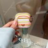 Ins Stripe Applies To Apple AirpodsPro1 Bluetooth Headset 1 Protective Case Soft Headphone Case 1st Generation Pro1