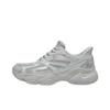 DLites Mesh Synthetikleder Klassisch Cool Bequem Niedrig geschnitten Dad Shoes Damensneaker 117689-LTGY