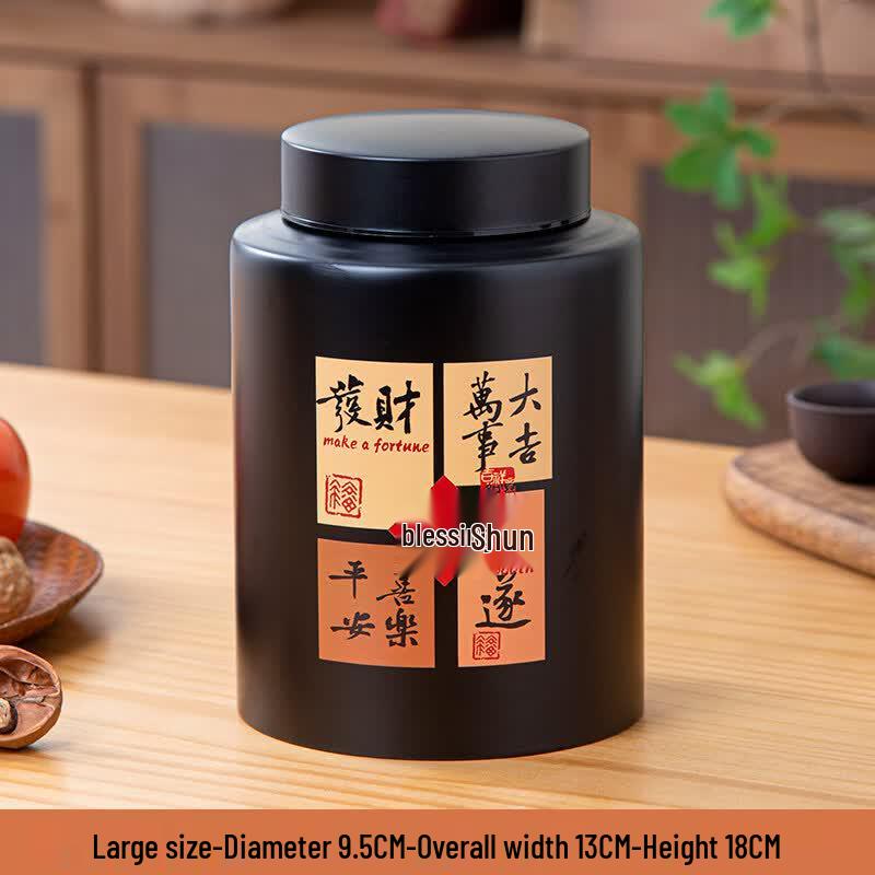 Premium Stainless Steel Tea Storage Canister