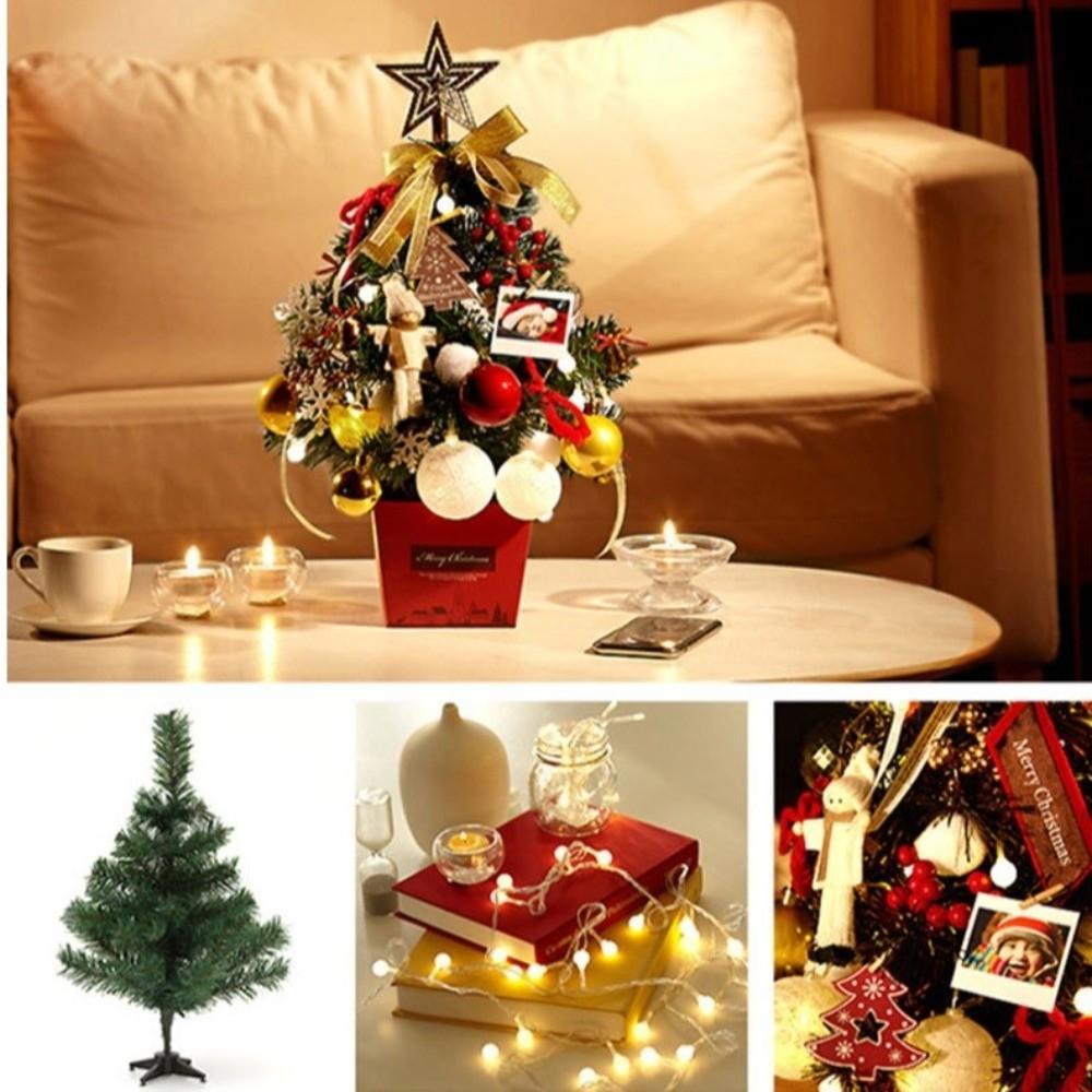 DIY Tischweihnachtsbaum 45cm Desktop Deko-Baum Mini Weihnachtsbaum Weihnachtsgeschenke