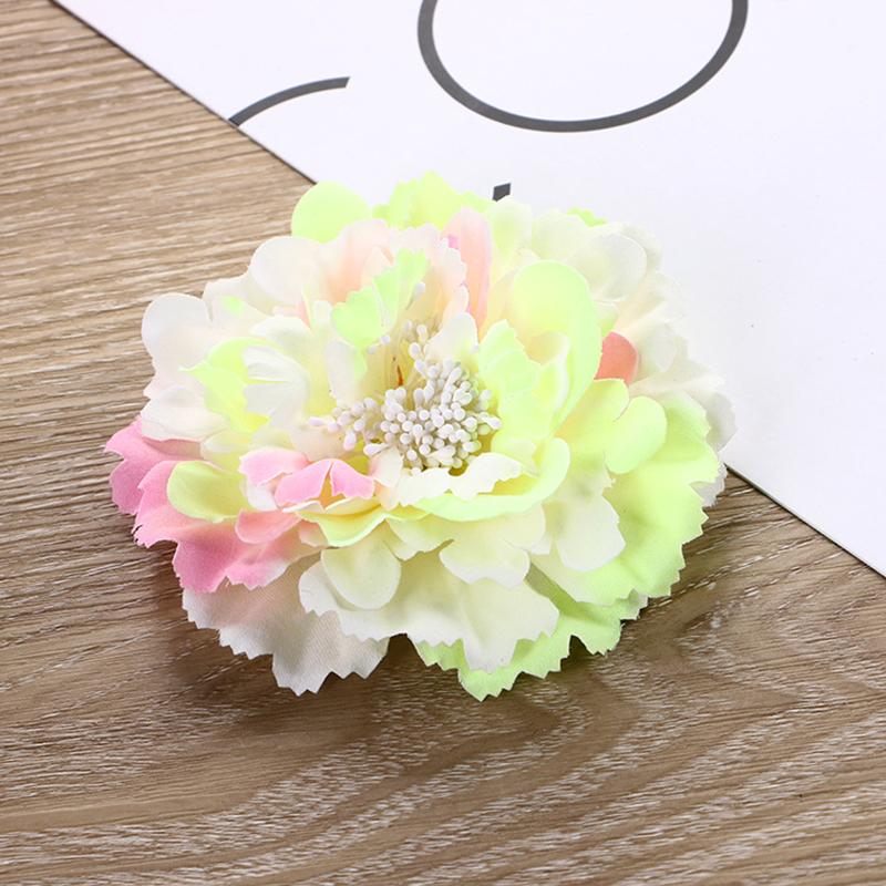 Bohemia Style Big Peony Flower Hair Clips Bridal Flower Barrettes Hair Decoration Brooch DIY For Bag Sunhat Hair Accessories