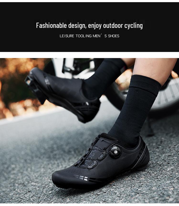 Andningsbara unisex cykelskor med power-assistans och spänne för landsväg & berg