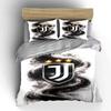 Juventus-Logo, wirbelnde Muster. Bettwäsche-Sets Bettbezug-Sets Bettbezüge Kissenbezüge(1 * Bettbezug 2 * Kissenbezüge, ohne Bettdecke)