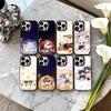 G-Game Cute Love And Deepspace  Phone Case For iPhone17,16,15,14,13,12,11 Plus,Pro Max Black Candy Silver Phone Case