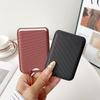 Magnetic Card Holder Leather Wallet Case For Magsafe iPhone 17 16 15 14 13 12 Pro Max Samsung S25 S26 Ultra Stand Card Slots Bag