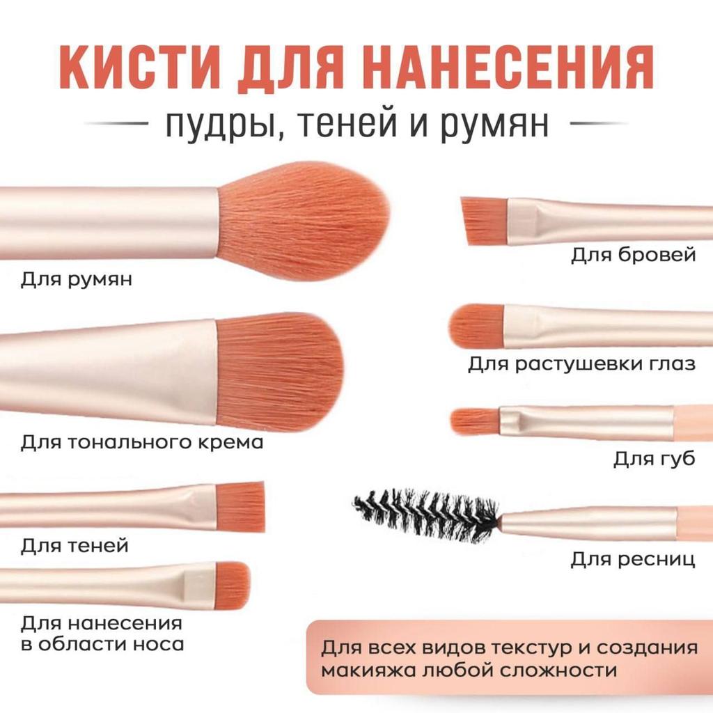 8 Makeup Brush Sets