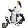 Pogrubiony jesienno-zimowy wodoodporny wiatroodporny pokrowiec na przednią szybę do pojazdów elektrycznych oraz ochraniacze na nogi do motocykli elektrycznych