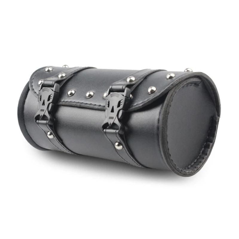 Wasserdichte Retro Motorrad Gabeltasche Satteltaschen Großes Fassungsvermögen Seitentasche E-Bike