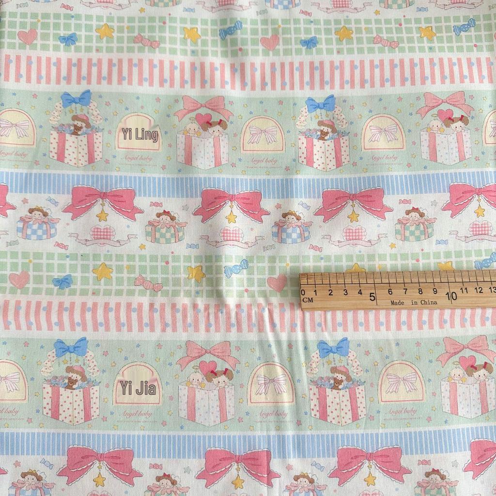 100% Хлопок Рождественский Котенок Пэчворк Ткань для Женской и Детской Домашней Одежды DIY