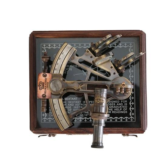 Astrolabe niemiecki wzór mosiężny sekstant z drewnianym pudełkiem piesze wycieczki przetrwanie wojskowy wystrój żeglarski najlepszy prezent wygraweruj instrument morski