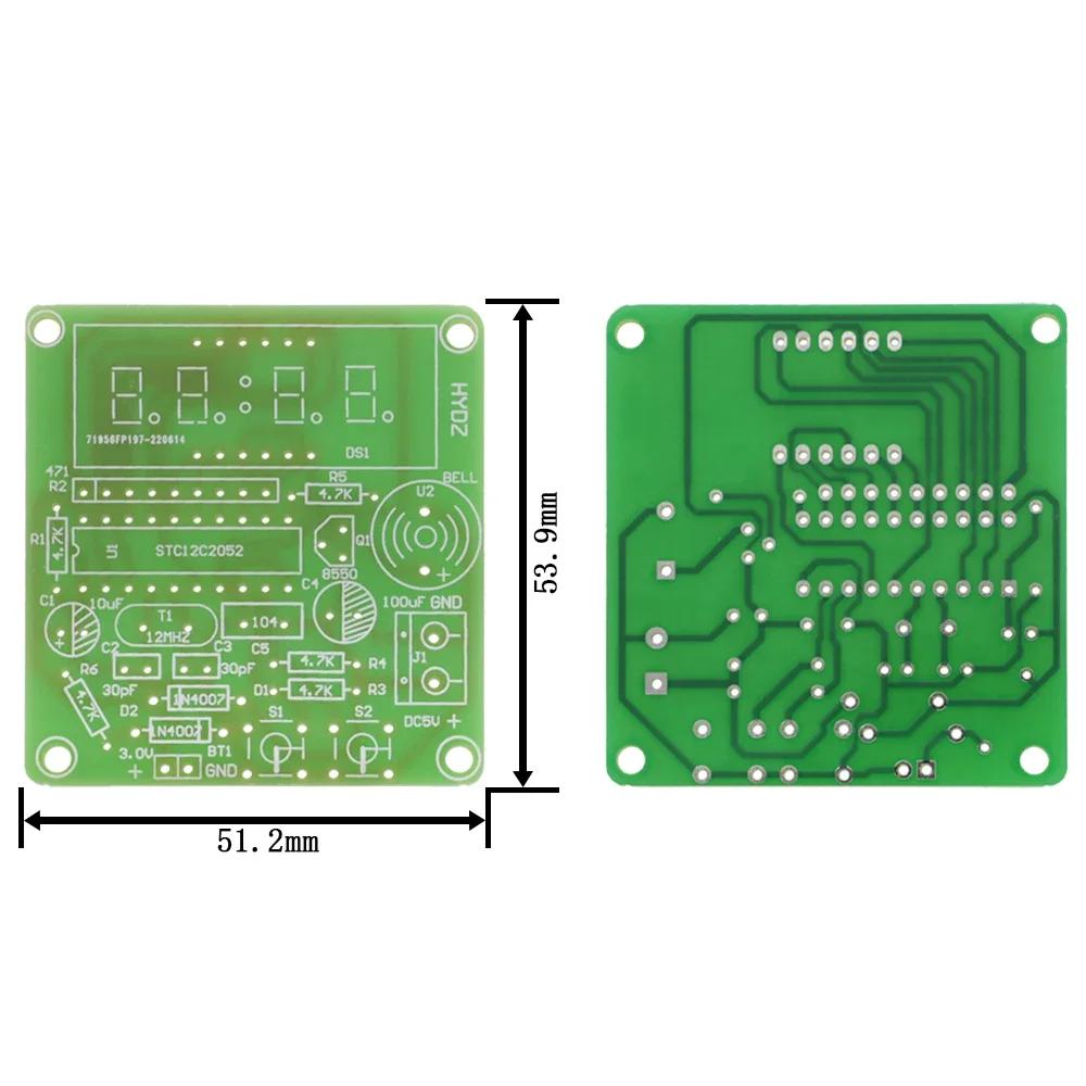 High Quality C51 4 Bits Electronic Clock Electronic Production Suite DIY Kit AT89C2051 LED Display Electronic Module