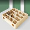 Exploration Hamster Tunnel Maze Wooden Pet Interactive Toy Guinea Pig Puzzle Toy  Exercise