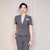 Women's Short Sleeve Professional Suit for Salon and Hotel Work