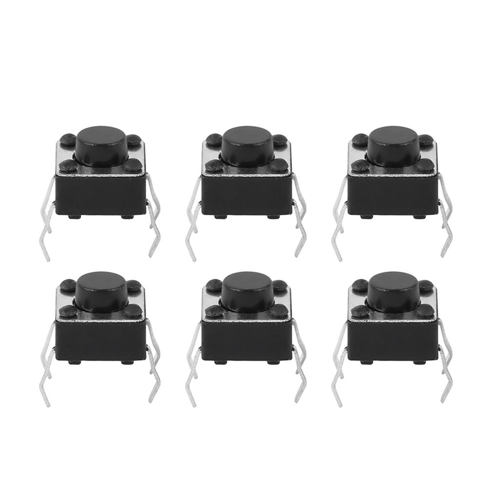 100pcs Momentary Tactile Push Button Switch Mini Micro Tact Switch Accessory 6 X 6 X 5mm