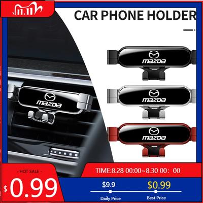 2025 Hot Gravity Car Phone Holder Air Vent GPS Mount Mobile Cell Stand For Mazda 6 3 CX5 5 2 323 CX7 Demio Atenza Axela MX30 CX3