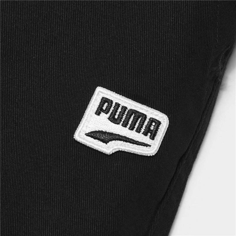 Puma Downtown Small Logo Pants 'Black White' Men's 531434-01