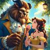 Disney 5D Diamond Painting Beauty and The Beast Cross Stitch Mosaic Kit Home Decoration Wall Sticker DIY Handmade Gift