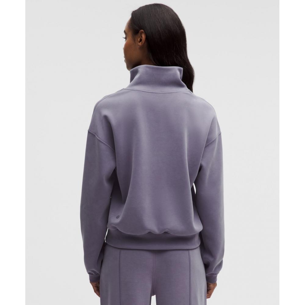 Lululemon Brushed Softstreme Funnel Neck Grape Mist