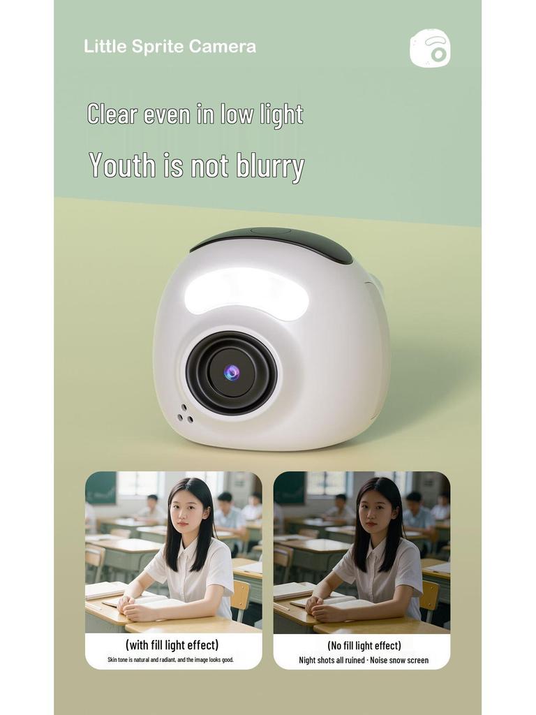 Cross-Border Vlogging Camera for Students & Kids - Kawaii Little Elf HD