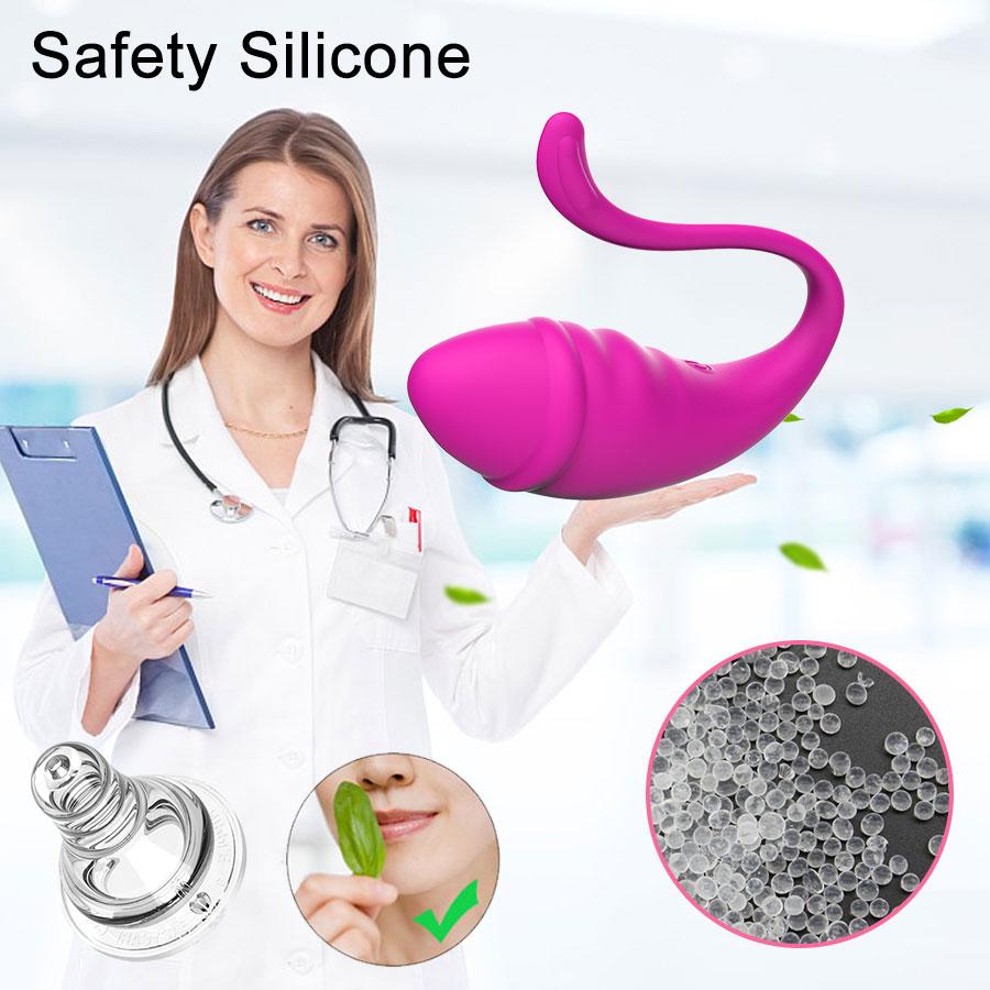 Wireless Bluetooth G Spot Dildo Vibrator for Women APP Remote Control Invisible Wearable Vibrating Egg Clit Stimulate Sex Toys for Adults