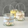 Glass Candle Holder for Tealight and Flowers 12 Cm