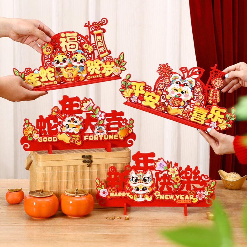 Traditional Chinese Snake Year Desktop Ornament Spring Festival Supplies  Wedding Celebration