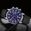 Fashion Men's Sports Quartz Watches Analog PU Leather Wrist Watch with, Best Gifts for Him