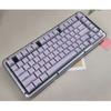 113Key PC Keycaps Set for Mechanical Keyboards with Double Shot Injections OEM Profile Keycap Crystal Jelly Design