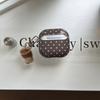 Applicable to Apple AirPods 1 /1 generation simple brown polka dot earphone cover PRO1 cute coffee cup pendant PRO1