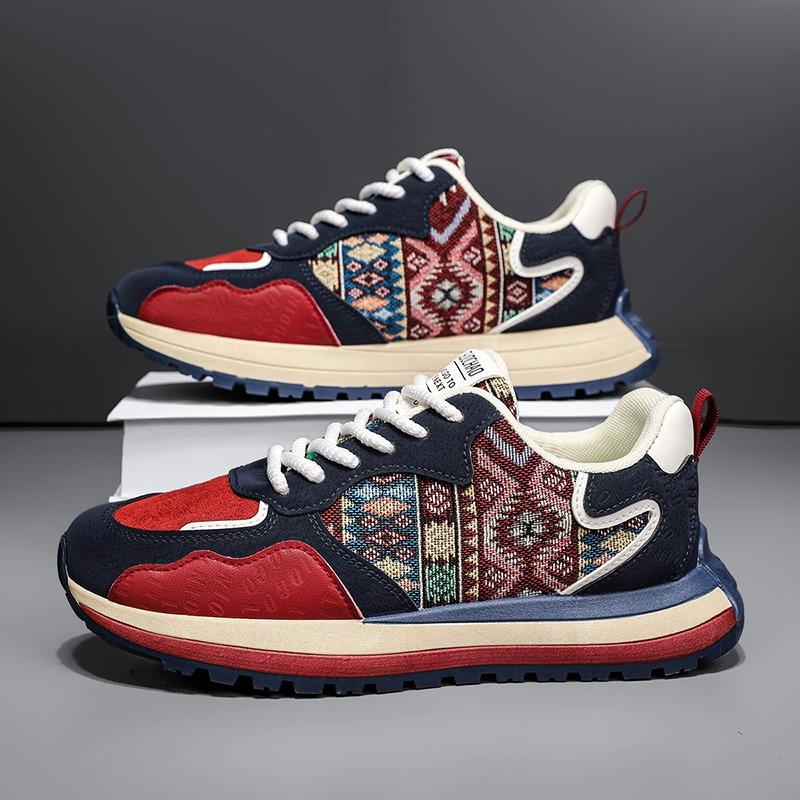 Men's shoes spring and summer cloth surface new versatile sports leisure running increases youth