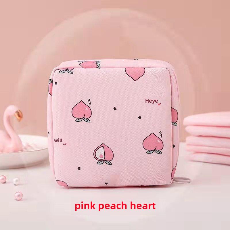 

Сумка для хранения многофункциональных гигиенических салфеток для девочек с рисунком - большая вместимость, портативная, для использования студентами